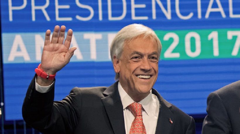 Chilenos prefieren volver con el derechista Sebastián Piñera de 68 años, en las elecciones de este domingo