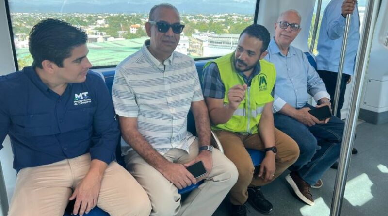 Deligne Ascención y Jael Isa afirman Linea 2C del Metro será un gran alivio para usuarios del transporte  de SDO