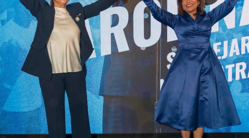 Geanilda Vásquez respalda a Carolina Mejía para 2028: «Vamos a ganar»