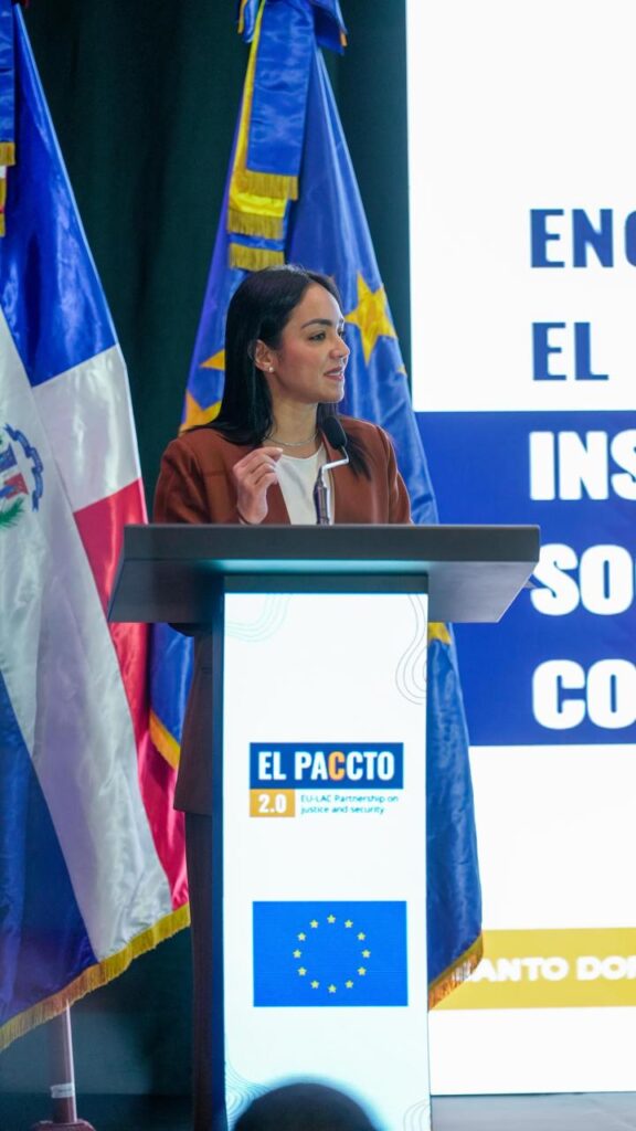 Faride Raful durante Encuentro Anual de EL PACCTO 2.0