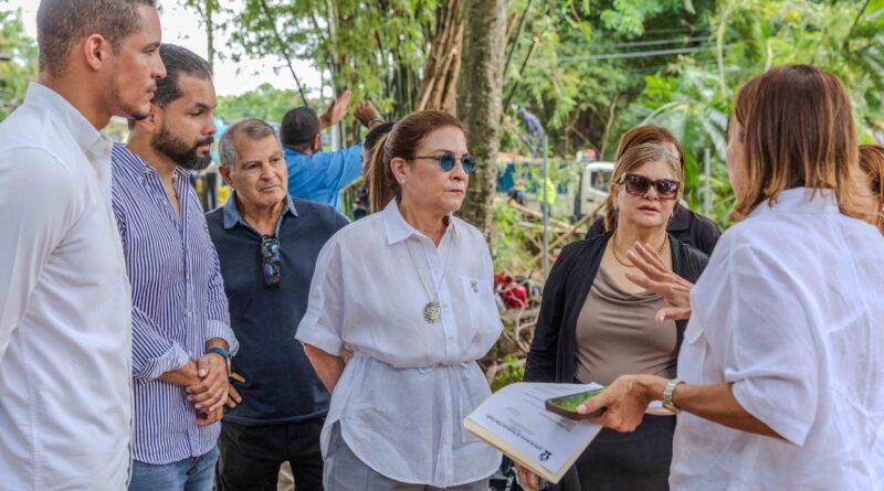 Carolina Mejía supervisa ejecución de obras que transforman distintos sectores del DN