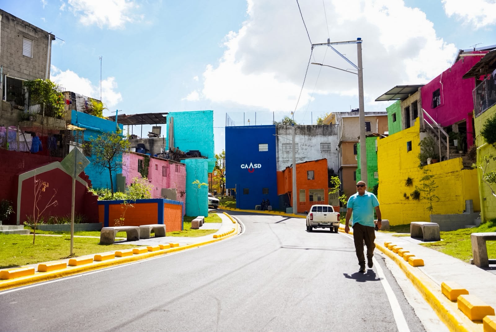 Área intervenida tras saneamiento de cañadas en Santo Domingo Oeste